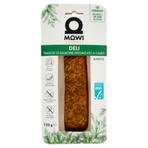 Mowi Gourmet Deli Trancio Di Salmone Affumicato a Caldo Aneto 125 g