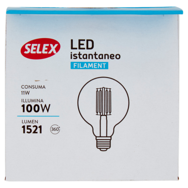 Selex Lampadina Led SMD Sfera E27 11W