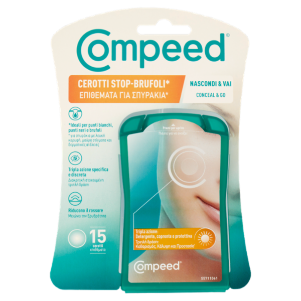Compeed Cerotti Stop-Brufoli* Nascondi & Vai 15 pz