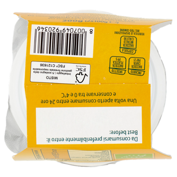 Chini Bio la Mousse 100% frutta Passata di mela Golden e fragola 2 x 100 g
