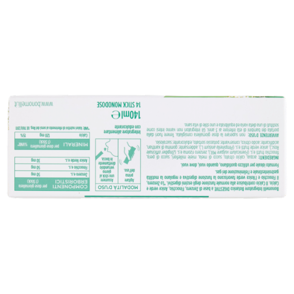 Bonomelli Integratori Botanici Digestive 14 stick monodose 140 ml