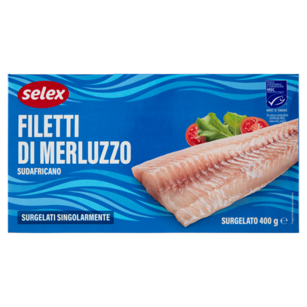 Selex Filetti di Merluzzo Surgelati 400 g