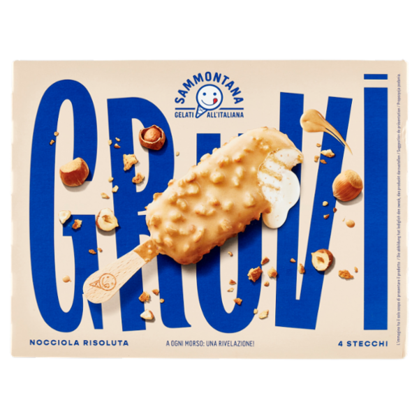 Sammontana Gruvi Nocciola Risoluta 4 x 60 g