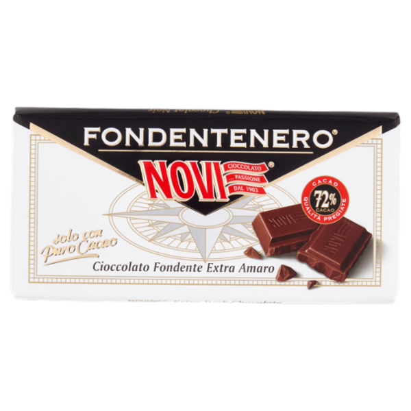 Novi Fondentenero Cioccolato Fondente Extra Amaro 100 g
