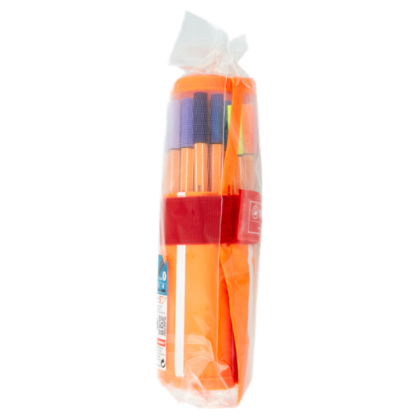 STABILO point 88 penna fineliner - rotolo da 30 pz. con 5 fluo