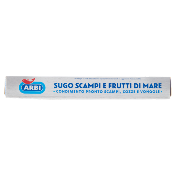 Arbi Sugo Scampi e Frutti di Mare Condimento Pronto Scampi, Cozze e Vongole 450 g
