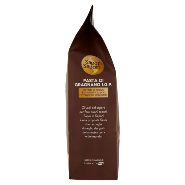 Selex Saper di Sapori Pasta di Semola di Gragnano I.G.P. Paccheri Lisci 500 g