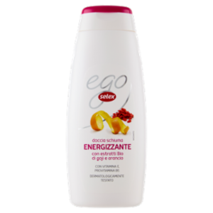 Selex Ego Doccia Schiuma Energizzante Con Estratti Bio Di Goji e Arancio 300 Ml