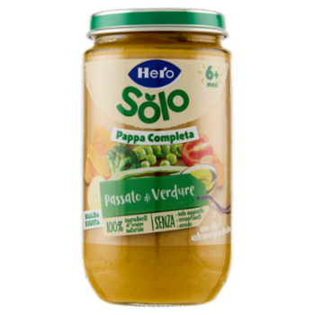 Hero Solo Pappa Completa Passato Di Verdure 235 g