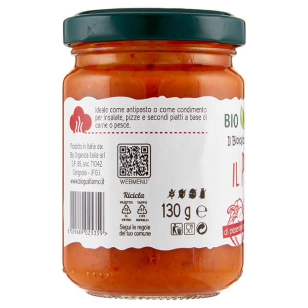 Bio Gustiamo il Pesto di peperoni e mandorle 130 g