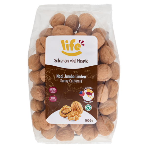 life Selezioni dal Mondo Noci Jumbo Linden Sunny California 1000 g