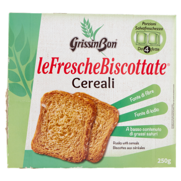 GrissinBon leFrescheBiscottate Cereali 250 g