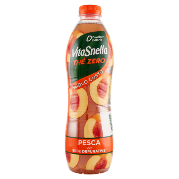 Vitasnella Thé Zero Pesca con Erbe Depurative* 1,25 L