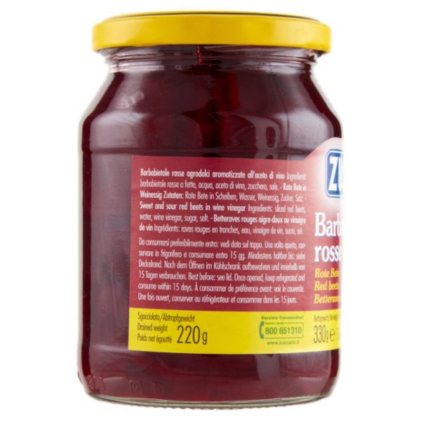 Zuccato Barbabietole rosse 330 g