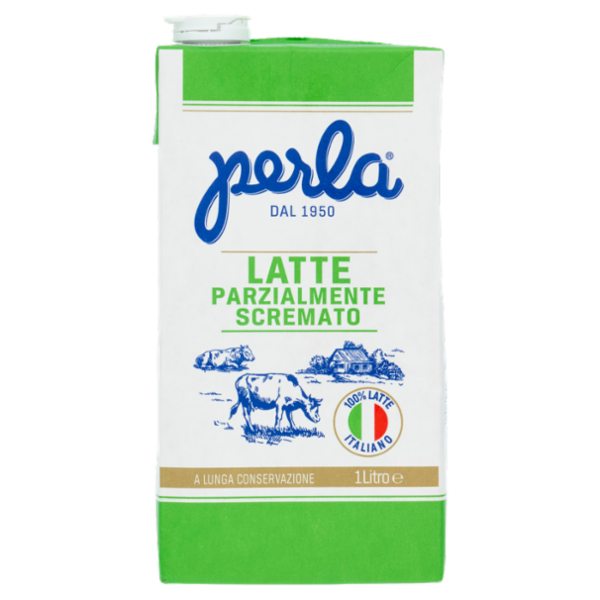 perla Latte Parzialmente Scremato a Lunga Conservazione 1 Litro