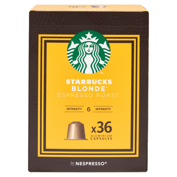 STARBUCKS Blonde Espresso Roast By Nespresso Caffè Espresso 36 capsule
