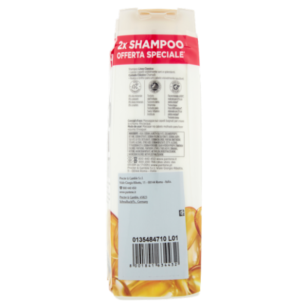 Pantene Pro-V Shampoo Linea Classica 2x225 ml