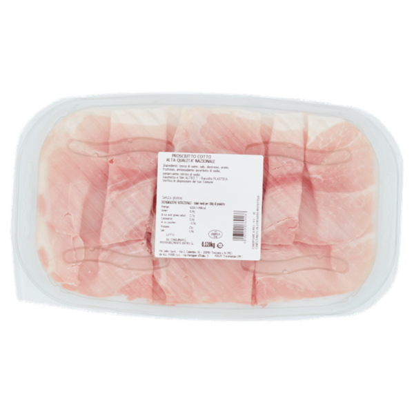 Storie di Gastronomia Prosciutto Cotto di Alta Qualità Nazionale a Fette 120 g