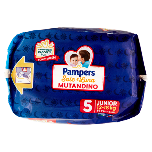Pampers Sole e Luna Mutandino 5 Junior 14 pz
