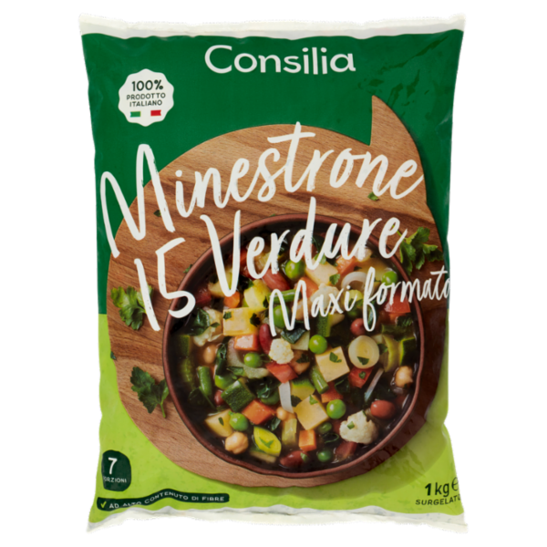Consilia Minestrone di Verdure Surgelato 1 kg