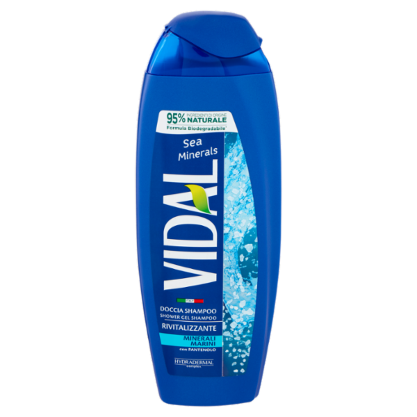Vidal Sea Minerals Doccia Shampoo Rivitalizzante Minerali Marini con Pantenolo 250 ml