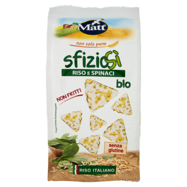 Matt non solo pane SfizioSì Riso e Spinaci bio 60 g