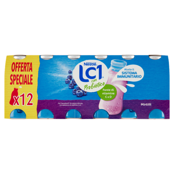 NESTLÉ LC1 con Probiotico Mirtilli 12 x 90 g