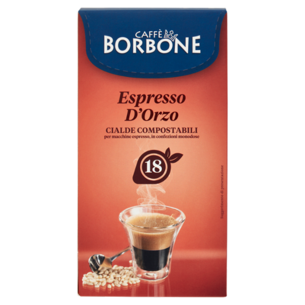 Caffè Borbone Espresso d'Orzo Cialde Compostabili 18 x 6 g