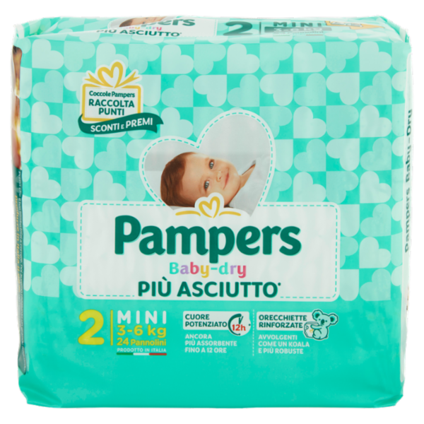Pampers Baby-dry 2 Mini 24 pz