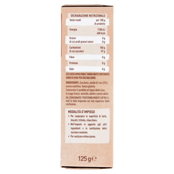 Che Idea! Zucchero a Velo Vaniglinato 125 g