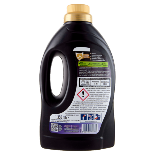 Spuma di Sciampagna Detersivo Nero & Delicati 1350 ml