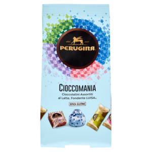 PERUGINA Cioccomania Cioccolatini Assortiti Al Latte e Fondente Luisa Sacchetto 200g