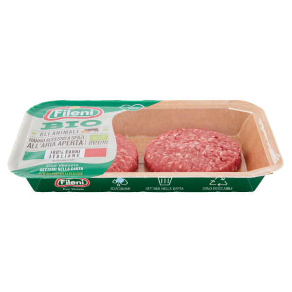 Fileni Bio Hamburger di Bovino Bio 0,180 Kg