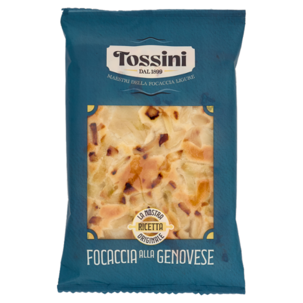 Tossini Focaccia alla Genovese Focaccia con Cipolle 180 g