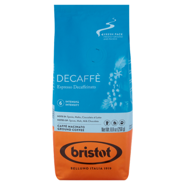 bristot Decaffè Caffè Macinato 250 g
