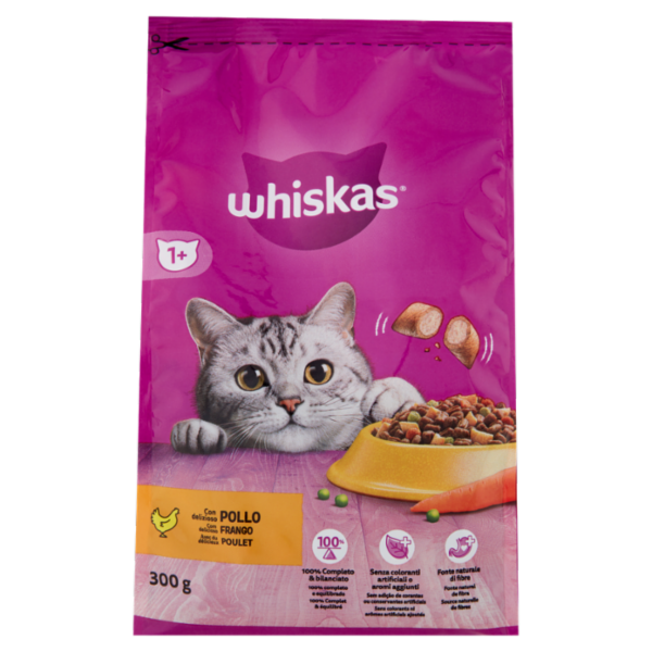 Whiskas Crocchette con delizioso Pollo 300 g