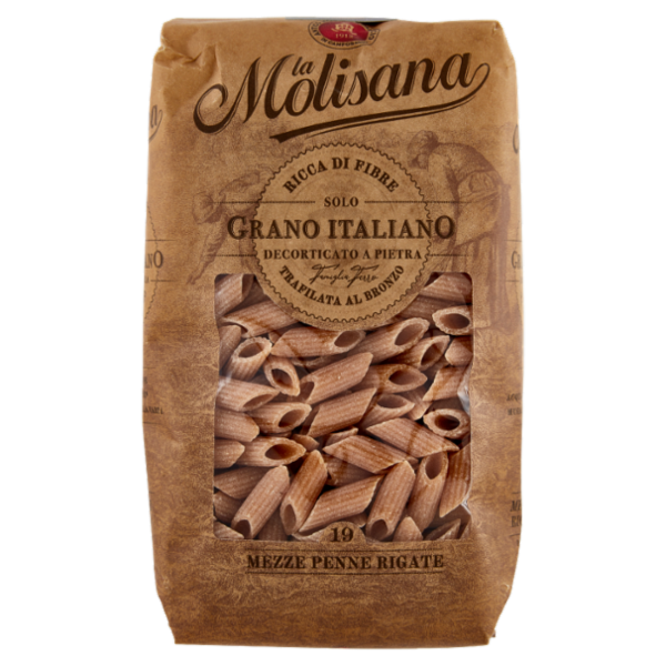 La Molisana integrale 19 Mezze Penne Rigate 500 g