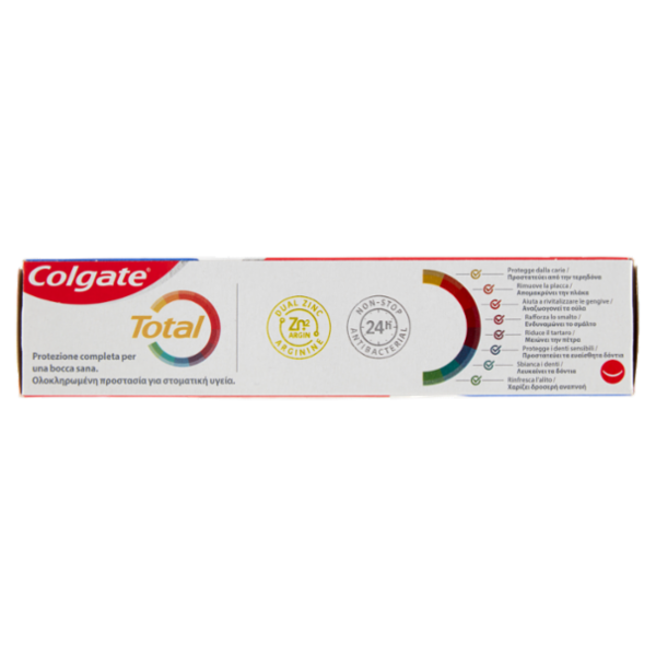 Colgate dentifricio sbiancante Total Whitening 24h protezione attiva 75 ml
