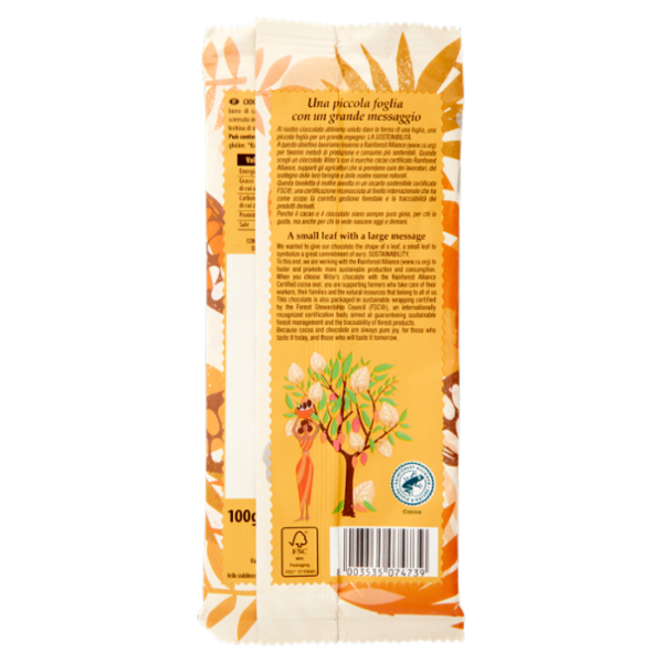 Witor's Vaniglia Sublime 30% Burro di Cacao Cioccolato Bianco 100 g