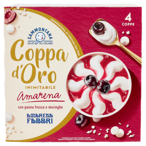 Sammontana Coppa d'Oro Amarena Fabbri 4 x 90 g