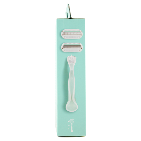 Gillette Venus Smooth Sensitive Manico + Lame per Rasoio da Donna 2 Ricariche