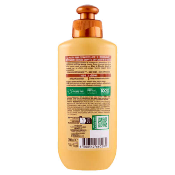 Garnier Ultra Dolce Crema Modellante 2 in 1 Tesori di Miele 200 ml