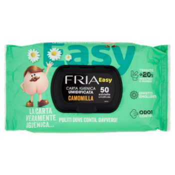 Fria Easy Carta Igienica Umidificata Camomilla 50 Pz