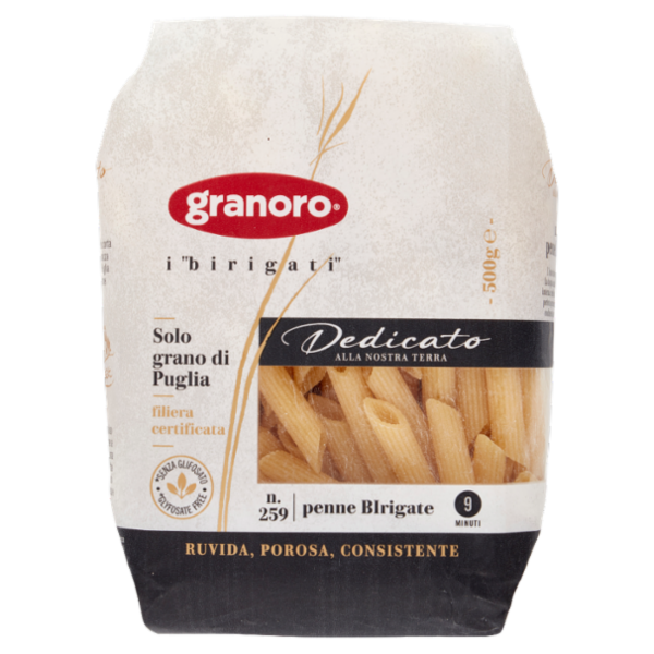 granoro Dedicato n. 259 penne Birigate 500 g