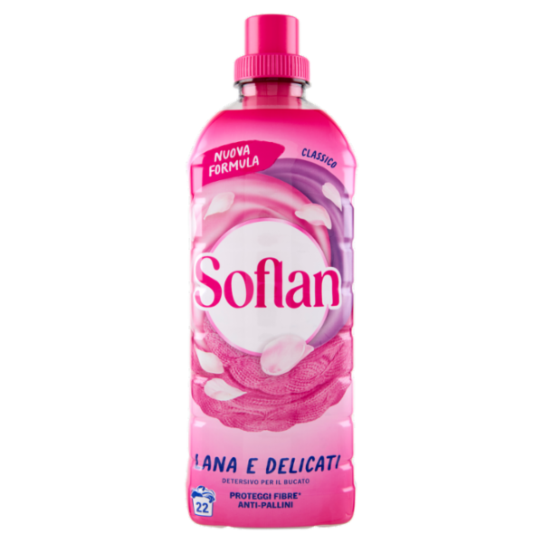 Soflan detersivo liquido Classico, per lana e delicati 900 ml