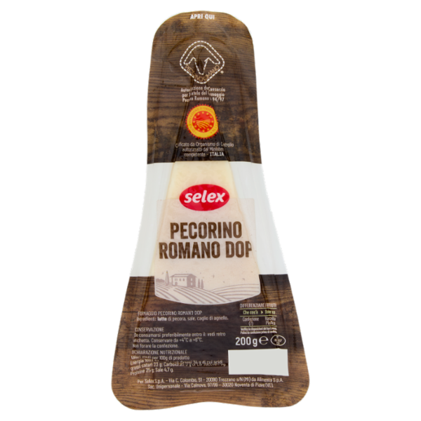 Selex Pecorino Romano D.O.P. 200 g