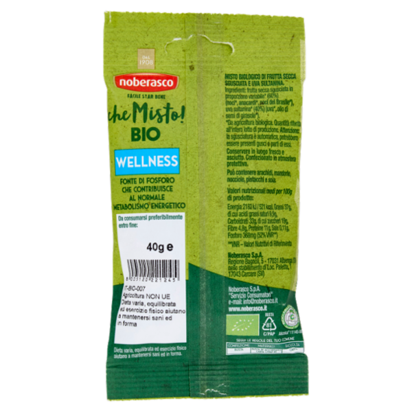 noberasco che Misto! Bio Wellness 40 g