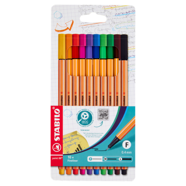 STABILO point 88 Fineliner 10 pz