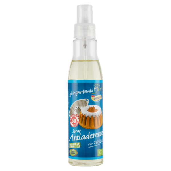decorì gli Ingredienti Bio Spray Antiaderente per Teglie 180 ml