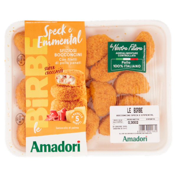 Amadori le Birbe Speck & Emmental 0,300 kg